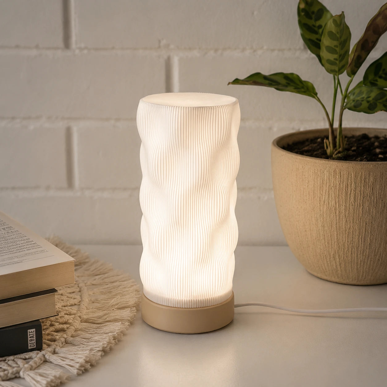 Lámpara LED USB Ondas