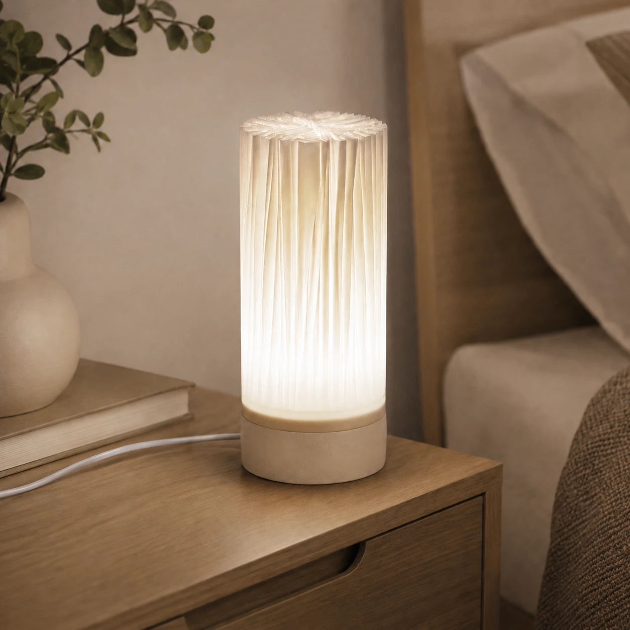 Lámpara LED USB Plisada